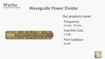 RFecho - Waveguide Power Divider