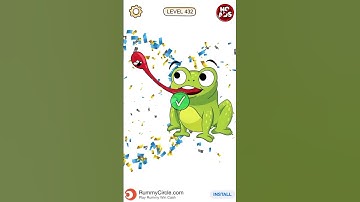 braindom draw puzzle level 432 gameplay walkthrough solution play store gaming  #shorts