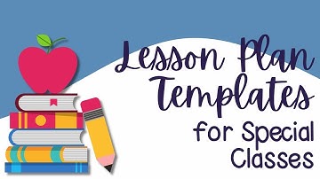 Lesson Plan Templates for Specials Teachers | Work Smarter with Google Sheets + Slides