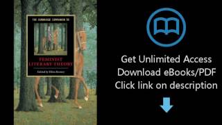 Download The Cambridge Companion To Feminist Literary Theory cambridge Companions To Literature Pdf