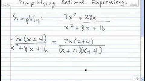 Simplifying rational expressions-lvl 2 algebra video(ACS BR)