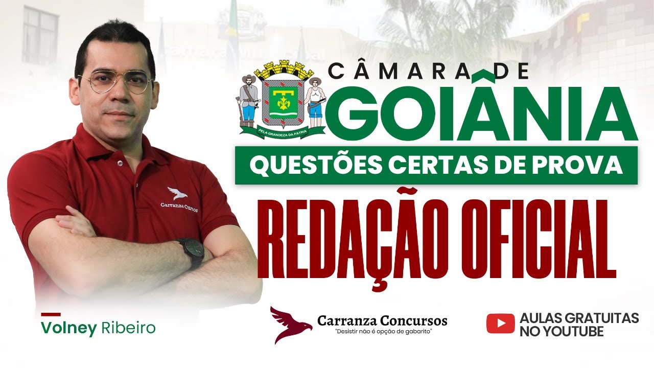 Concurso Câmara de Goiânia | Redação Oficial | Teoria
