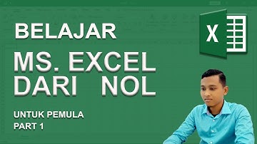 Belajar Ms Excel dari Nol Part 1 || Tutorial Ms Excel Pemula