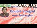 Calculus by Thomas Ex # 15.1 Q # 20, 24. Double Integral. Funinius Theorem. Lec-03 (Urdu/Hindi)