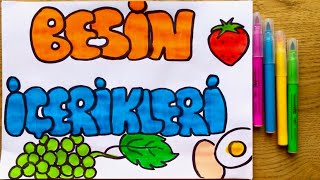 4Sinif Besi̇n İçeri̇kleri̇