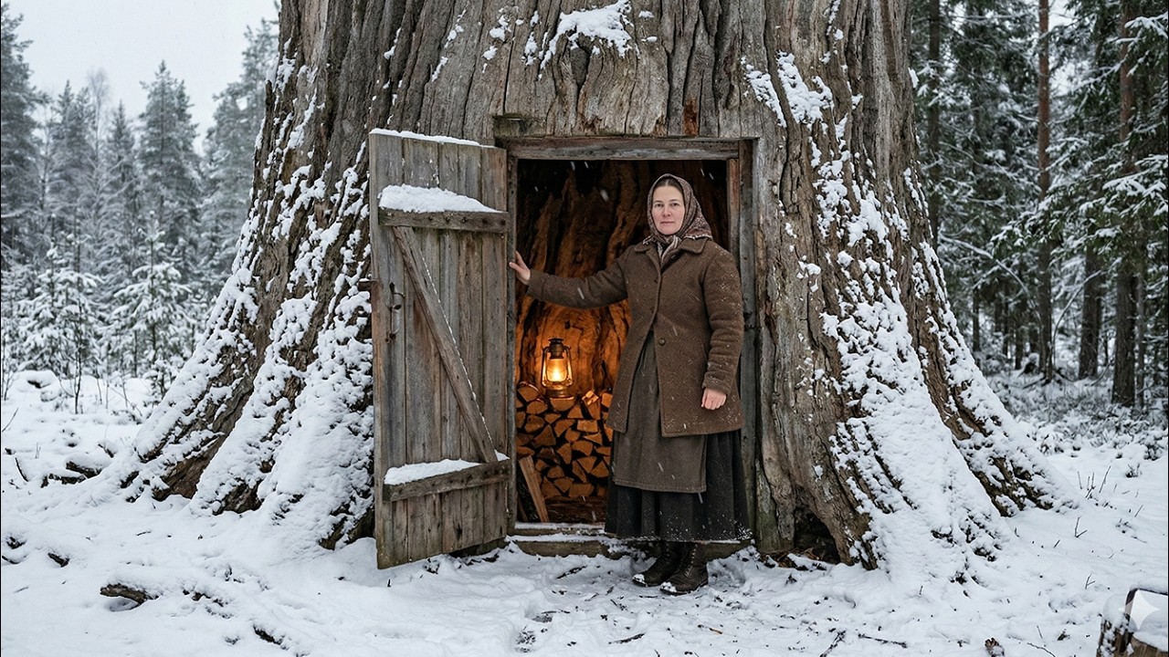 Thrown Out at 17 She Built a Shelter In a Hollow SequoiaIt Withstood the Storm That Leveled the Town