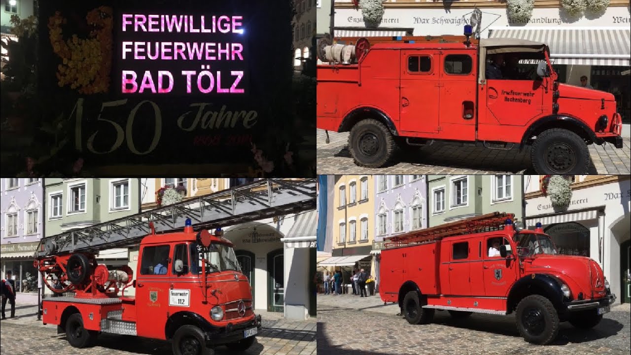 FFW Bad Tölz 150 Jahre |Auschnitt des Umzuges