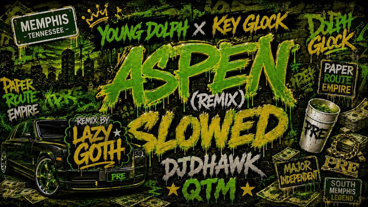 Young Dolph & Key Glock – Aspen (LazyGoth Remix) Slowed | DJDHAWK