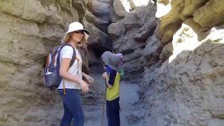 Hiking "The Slot", Anza Borrego Desert State Park, California - Part I