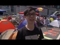 В Гонконге протестующие установили палатки (новости) http://9kommentariev.ru/