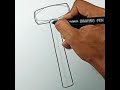 How to draw drilling hammer shorts