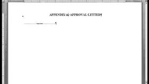 UCF ETD Tutorial: Appendices