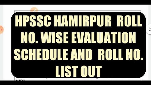 HPSSC Hamirpur 3 New Notification OutPSSB Hamirpur Latest Notification 2021!!