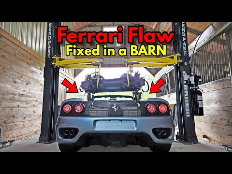 The Ferrari Dealer wants a FORTUNE To Fix this Factory Flaw. We Fixed it in a BARN for $325!
