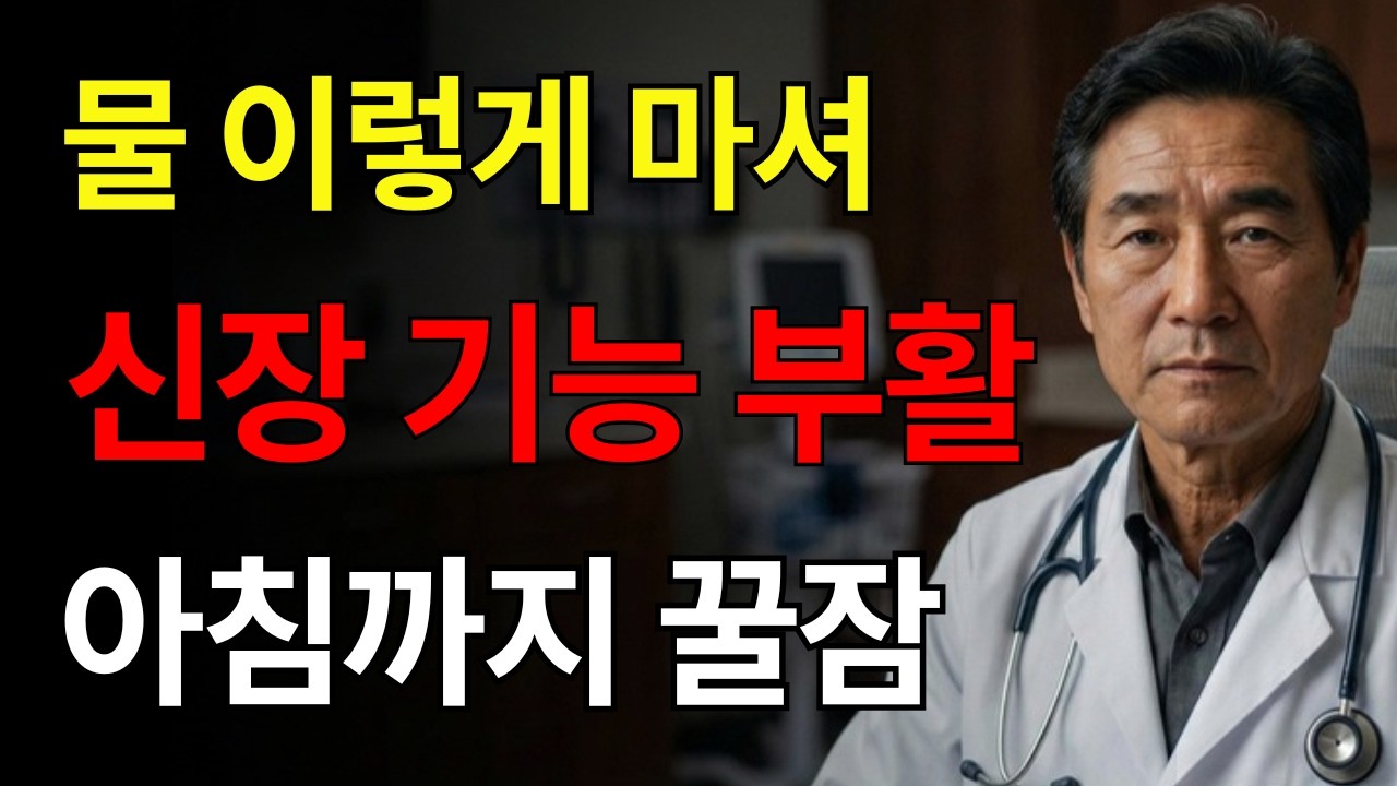 60 70 필수 시청! 자다 깨는 고통 끝, 신장을 20대로 되돌리는 물 마시기.