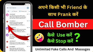 Call Bomber Kaise Use Kare? Call Bomber Kaise Band Kare | Prank Your Friend With Fake Calls