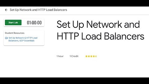 GCCP [GSP007] Set Up Network and HTTP Load Balancers | Qwiklabs