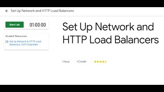 GCCP [GSP007] Set Up Network and HTTP Load Balancers | Qwiklabs