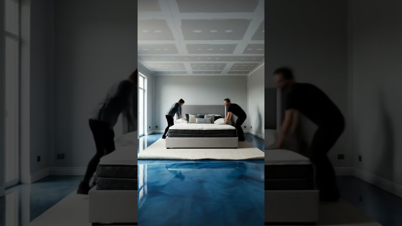 From Raw Concrete to Luxury Bedroom 😮