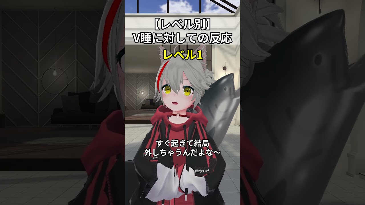 【レベル別】V睡に対しての反応 #vrchat #あるある