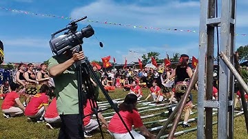 Lễ phục dưngh Lễ hội lồng tồng của dân tộc Tày Nùng tại xã Ea Ly năm 2023