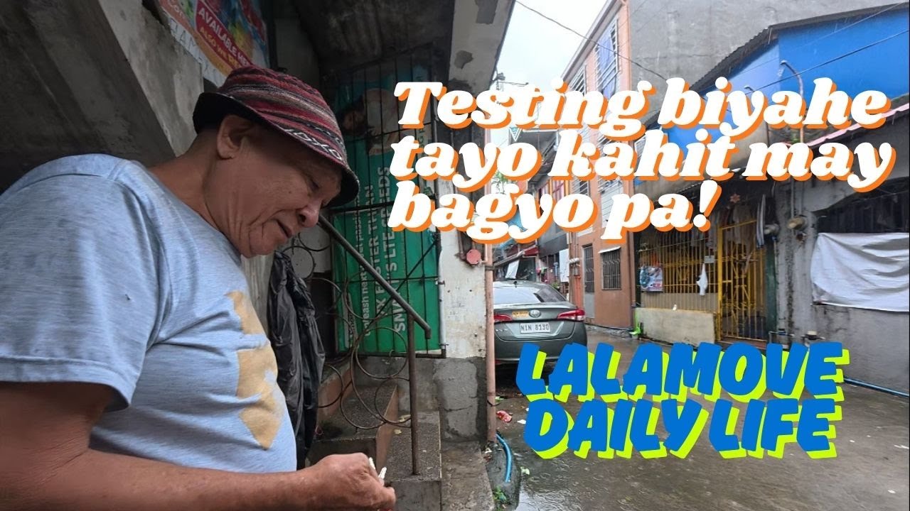Lalamove L300fb / Testing biyahe kahit may bagyo pa!
