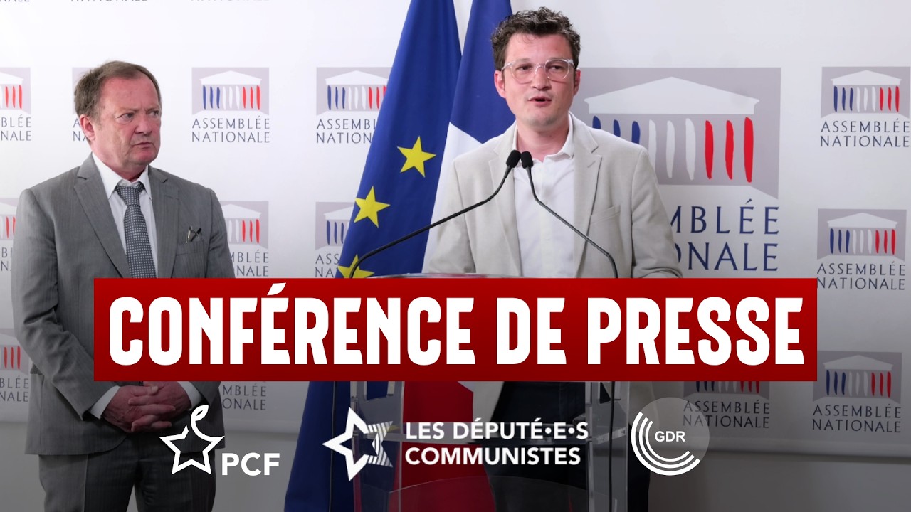 Loi de programmation militaire, antiracisme : conférence de presse du Groupe GDR, 28 avril 2026.