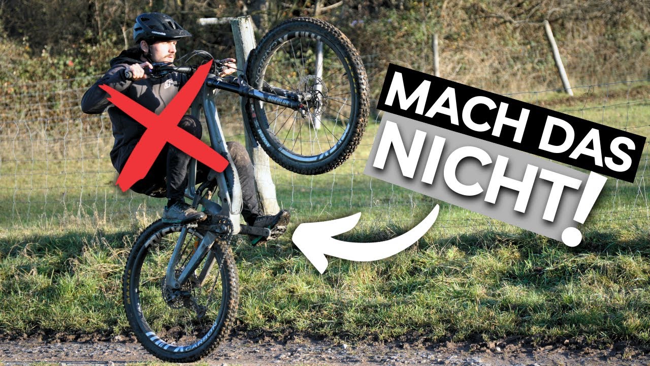 Darum klappt der WHEELIE NICHT! Die Größten MTB Fahrtechnik Fehler