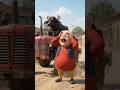 Motu ka Traktar Bhais Le Gayi 🚜🤣#shorts #cartoon #funny #video