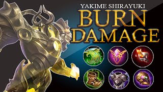 🔥BURN DAMAGE AND REFULTING ATTACKS!? - URANUS FIRE - MOBILE LEGENDS - BUILD - YAKIME SHIRAYUKI🔥 screenshot 3