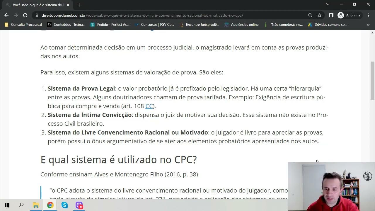 Você sabe o que é o sistema do livre convencimento motivado? YouTube Você sabe o que é o sistema do livre convencimento motivado? YouTube