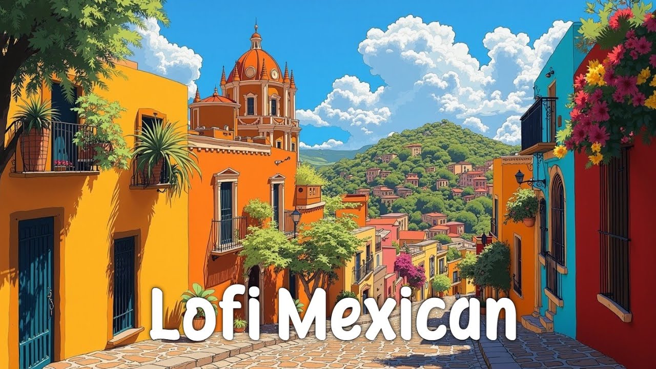Мексиканский эмбиент лоу-фай хип-хоп: Расслабляющая музыка для учебы с вайбами Юкатана и Мехико