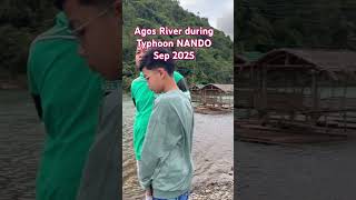 Agos River during Typhoon - Sep 2025 #river  #typhoon  #nandoph #marilaque
