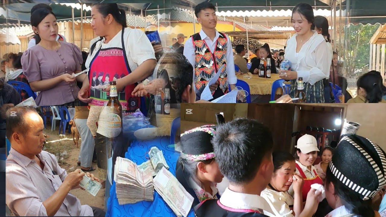 Mu noj yeeb laim rooj tshoob tau nyiaj phij cuam thiab khoom ntau heev nyab xyoo quaj kawg li