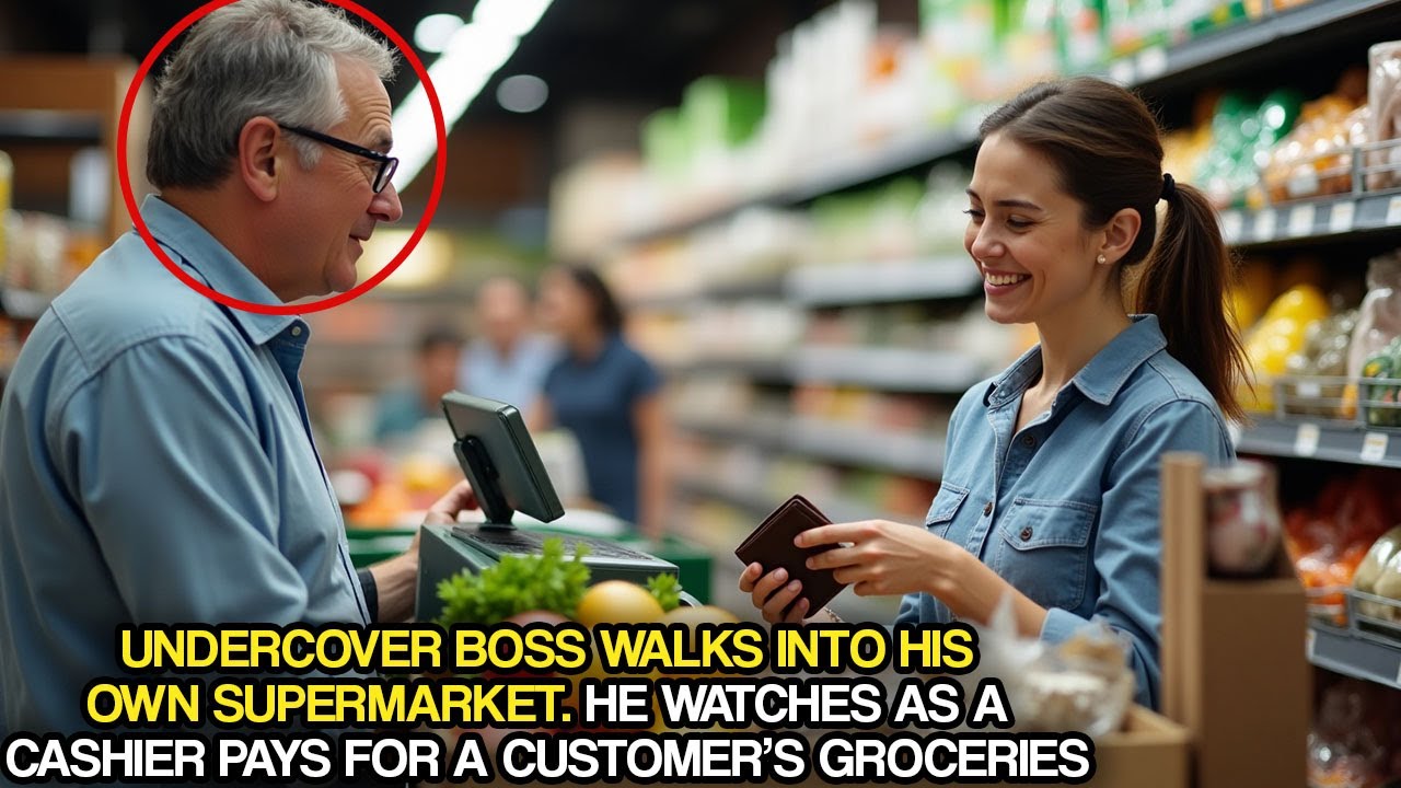 Outline Video A CEO Goes Undercover In His Supermarket. He Watches as a Cashier Pays for a Customer’s Groceries
