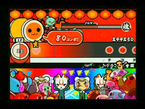 【太鼓の達人 タタコンでドドンがドン】ドラえもん音頭【フリーモード かんたん】
