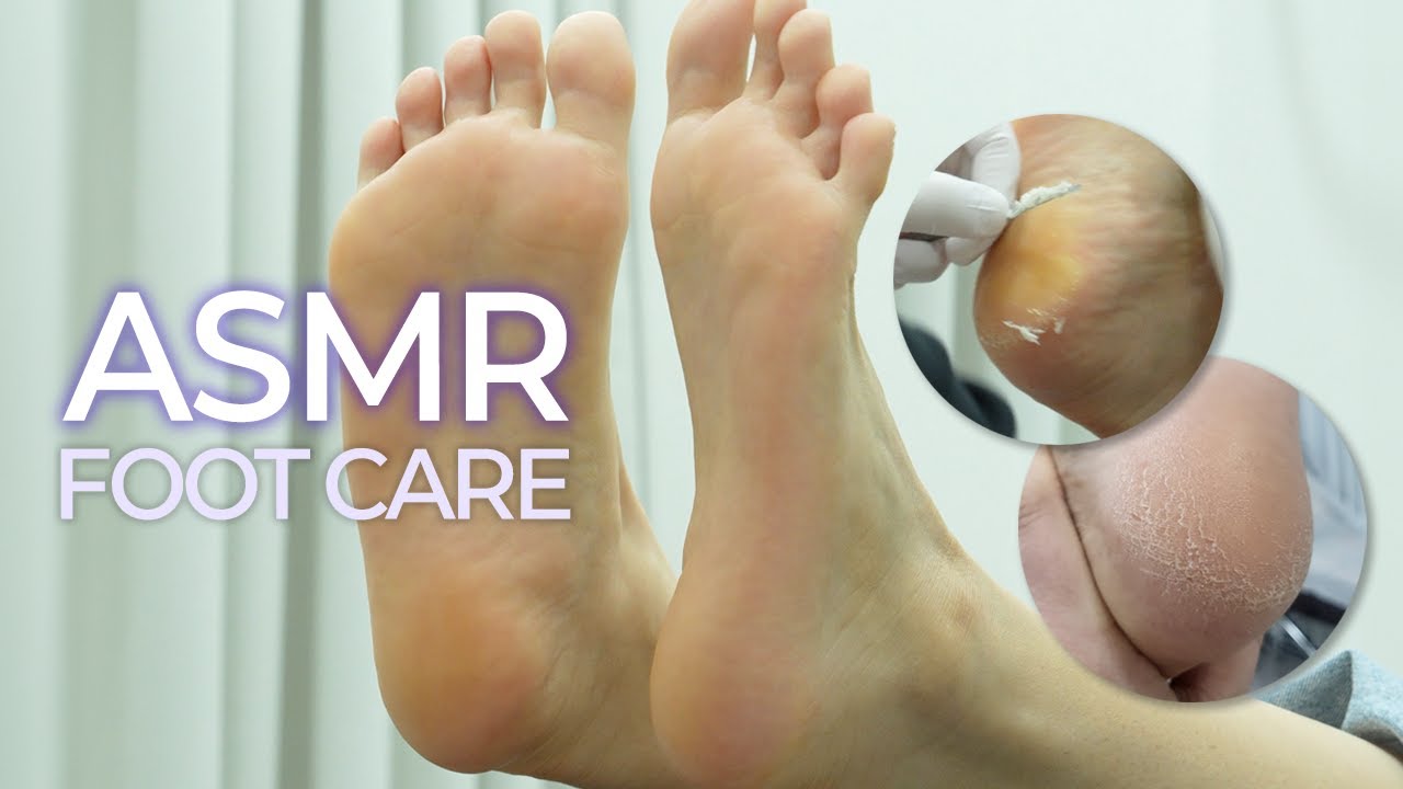 ASMR|Мягкие пяточки как у младенца после Pedi Planning👶🏻|Щекотливый пилинг ступней, удаление мозолей
