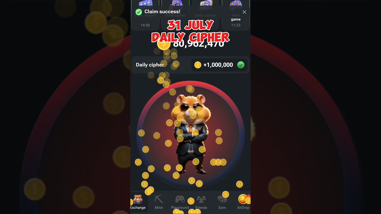 How to Beat Hamster Kombat's Daily Cipher - Easy Guide