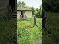 Cleaning the yard!