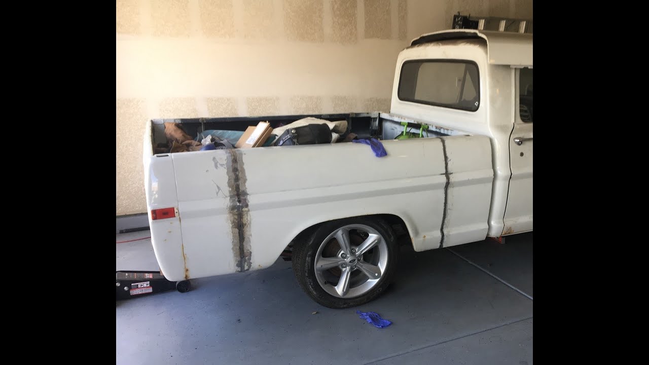1971 F100 Long Bed to Short Bed Conversion Bed Positioning / Mounting