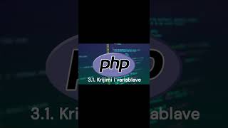 Krijimi i variablave në PHP #shorts #shortsvideo #php #phpcourse #phptutorials #phpcode #phpcourse