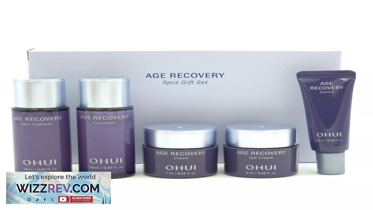 O HUI Age Recovery 5pcs Gift Set Anti Wrinkle Cream Emulsion Toner