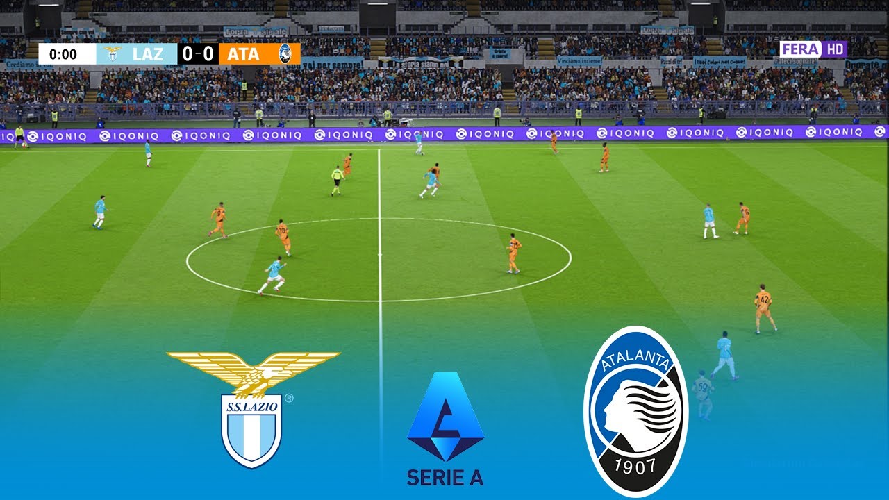 LAZIO vs ATALANTA Live | Serie A 2026 | 14 February 2026 | Simulation PES 2021 Gameplay