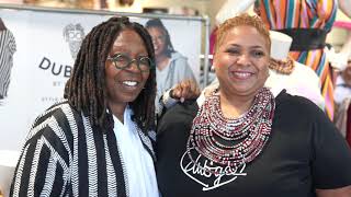 Whoopi Goldberg Visits Ashley Stewart | Dubgee by Whoopi Collection