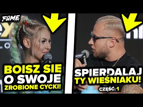 II Konferencja Fame MMA 8 - NAJLEPSZE MOMENTY - Zusje , Hejter , Bestia , Szewczyk