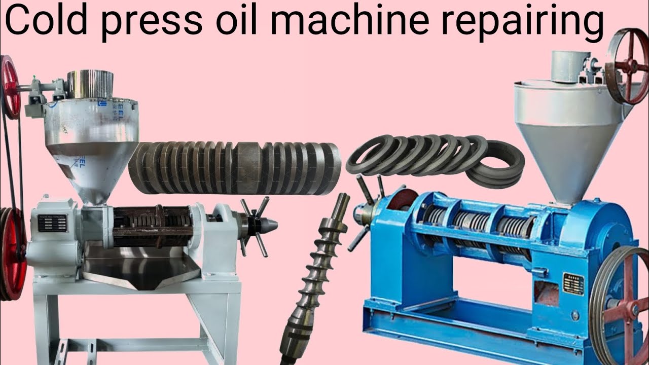 Cold press oil machine Repairing #oilmill