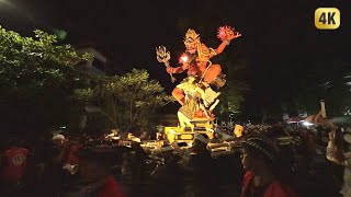 Bali Ogoh-Ogoh Night Parade On Nyepi Eve 2025 | Walking Tour Bali Today 2025 4K