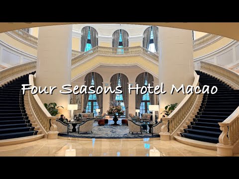 澳門 : 四季酒店 Four Seasons Hotel Macao - 帶你遊一趟! Lobby, Room, Gym, Spa, Swimming Pool, Dining Area etc…