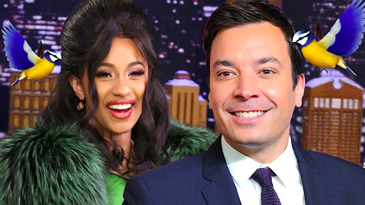 Bird Calling with Jimmy Fallon and Cardi B YouTube