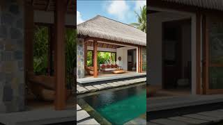 Tropical Balinese Traditional Yard Small House Design #interiorarchitectureanddesign #backyard #home Tropical Balinese Traditional Yard Small House Design #interiorarchitectureanddesign #backyard #home